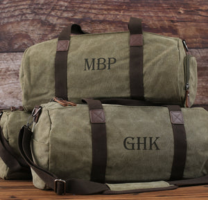 BULK SALE Groomsmen Gift Duffle Bag, Set of 5+ Men's Duffle Bag, Overnight Bag, Weekender Bag
