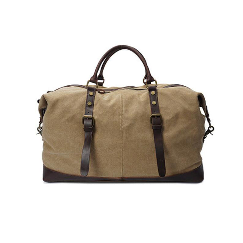 Vagarant 20 in. Classic Large Canvas Travel Duffel Bag C71GRN - The Home  Depot