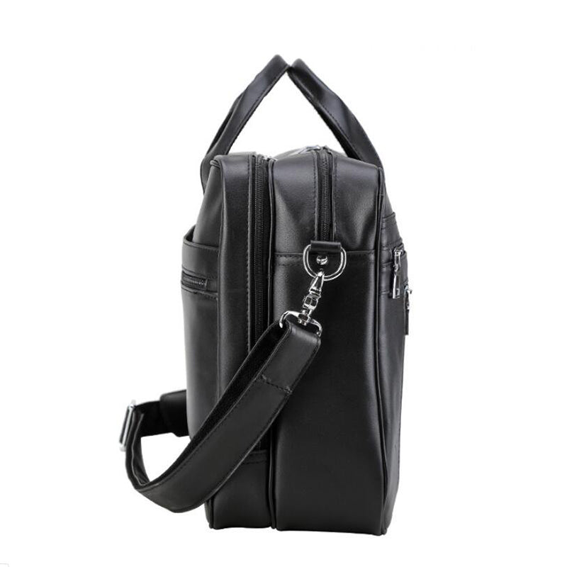Ashwood Leather Laptop Messenger Bag Black Leather Shoulder Bag 20% Off -  Boros Bags