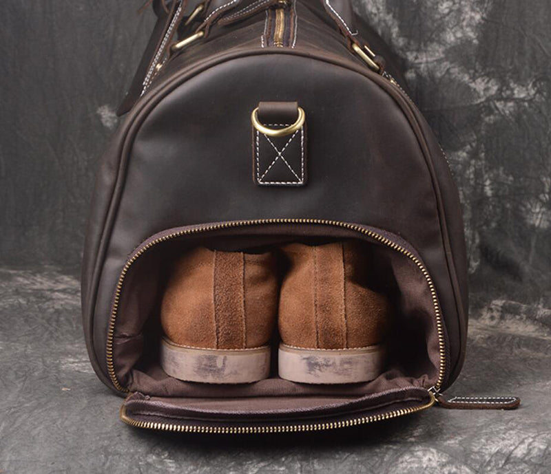 Monogrammed travel bags, Monogram leather duffle bags